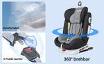 AP02 KL005 Child Baby Car Seat 360° Rotatable ECE ISOFIX, Rest Position 5-Point Harness 9-36KG Group 0+1/2/3 9-36 kg/0-12 Years