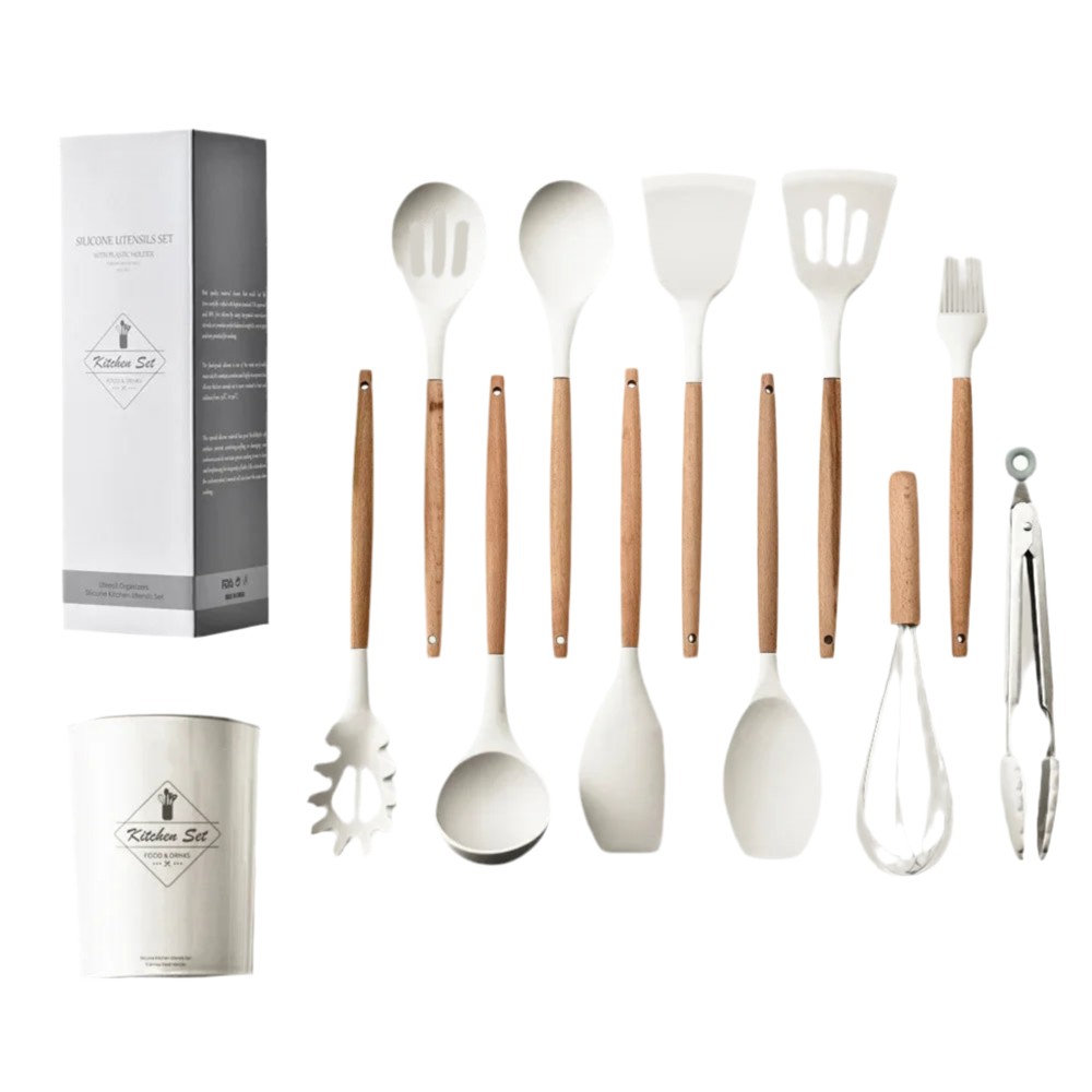 Silicone kitchen utensil set - All you can buy!