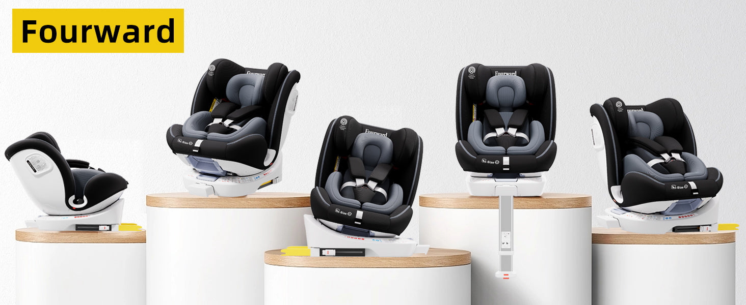 AP03 KL005 Child Seat Baby Car Seat 360° Rotatable ISOFIX ECE,0-12 years /9-36 kg/5-point belt/40-150cm