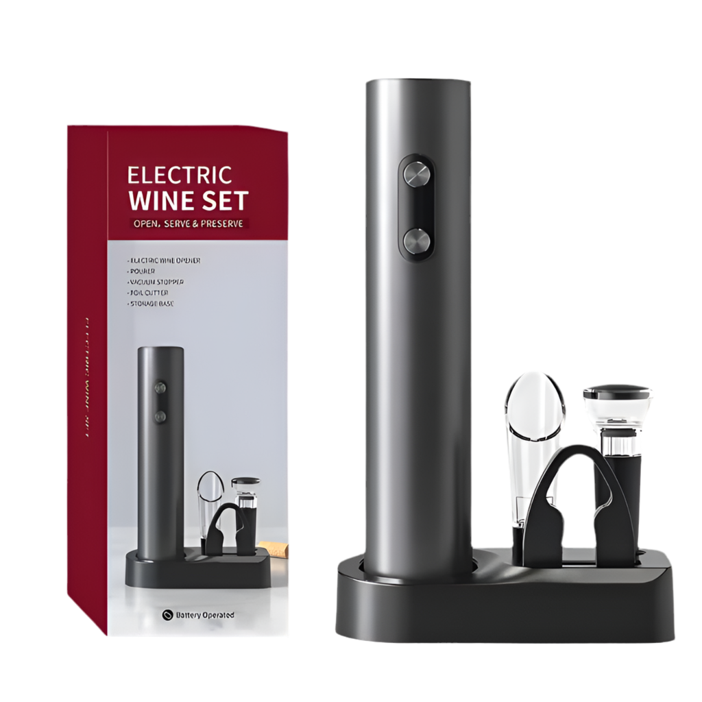 WineEase electric opener set
