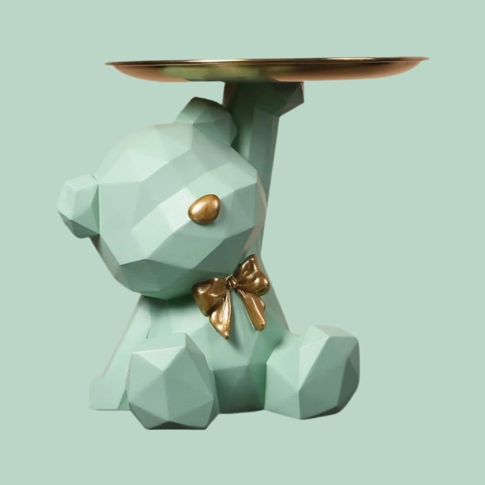 GeoMajesty geometric bear sculpture. - All you can buy!