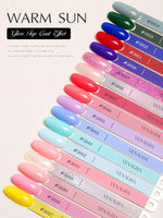 VENALISA 10ml Nail Gel Polish 90Colors HEMA/TPO Free UV LED Soak Off Long Lasting High Gloss Base TopCoat for Salon DIY Manicure