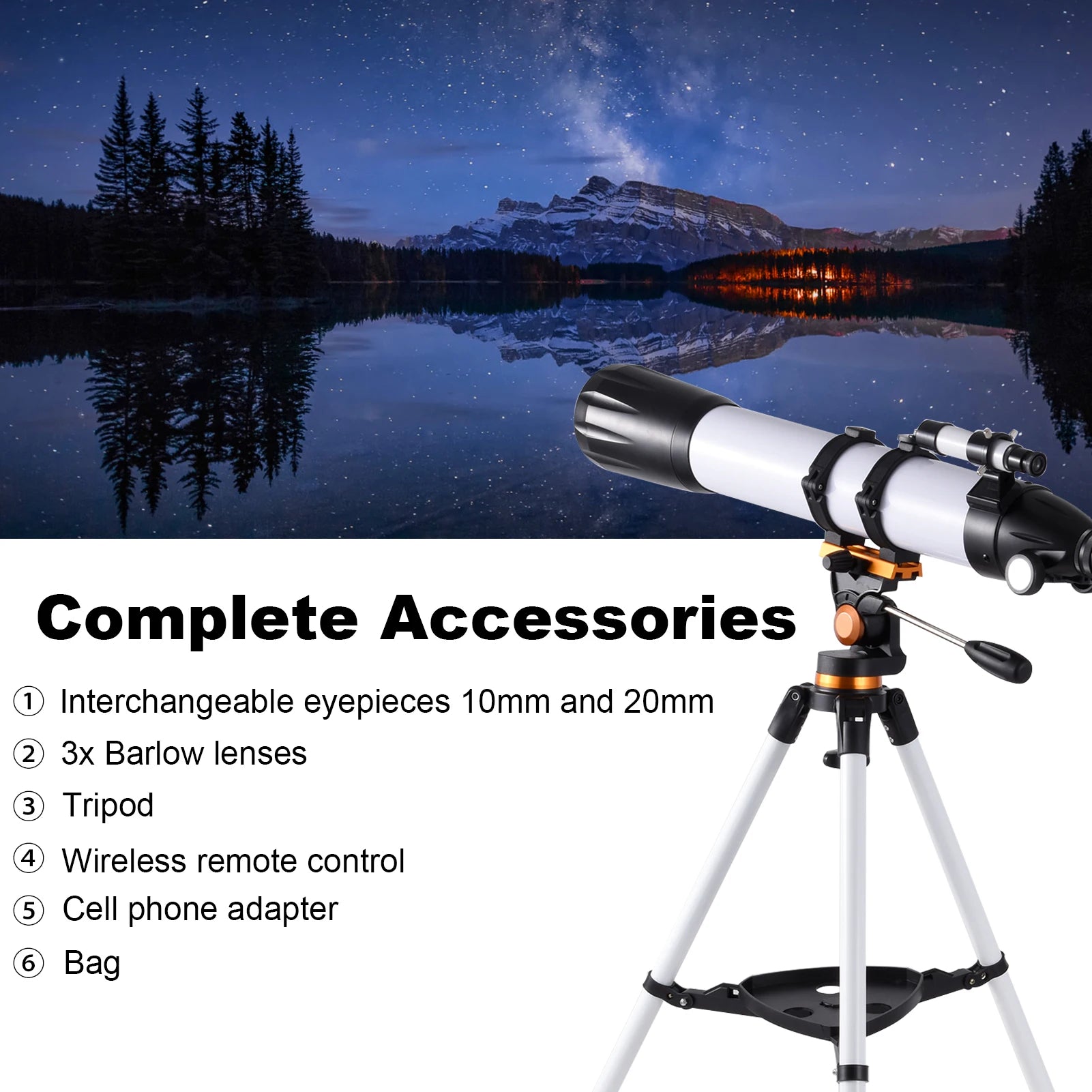 Adult Telescope  800mm Focal Length Astronomy Telescope