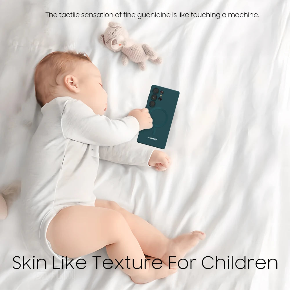 For Samsung Galaxy S25 S24 S23 S22 S21 Note10 Plus S20 FE Note20 Ultra 5G Magnetic Case Shockproof Protective Back Cover Funda