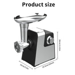 400W Electric Meat Grinder Multifunctional Mincer Sausage Stuffer Vegetable Cutter Juicer with 3 Cutting Plates Kitchen Tool