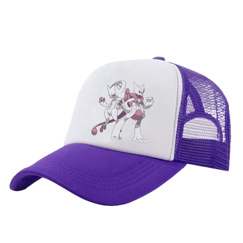 Stitch Baseball Cap For Boys And Girl, Adjustable Protection Unisex Casual Hip-Hop Print Mesh Sun Hat, Classic Cotton Peaked Hat