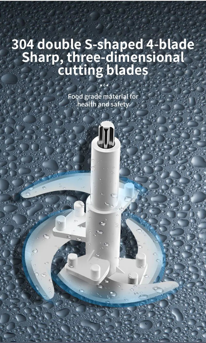 Electric Meat Grinders 2L Food Crusher Stainless Steel Multifunctional Vegetable Slicer Processor Chopper Kitchen Blenders