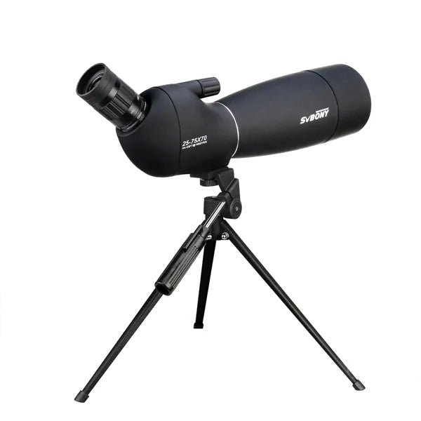 SVBONY 25-75x70 Telescope Spotting Scope Powerful Zoom Monocular FMC BAK4 Waterproof For Bird Watching Target Shotting