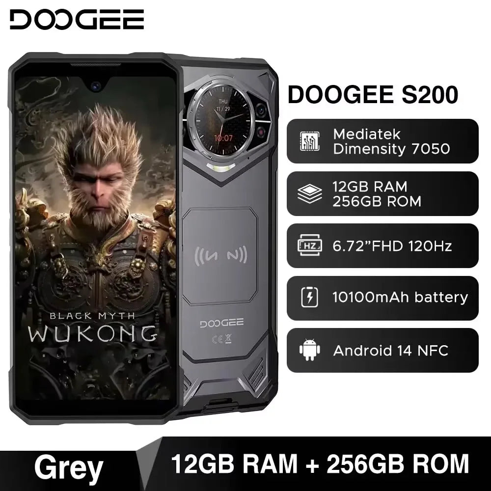 Global Version DOOGEE S200 5G Rugged Phone 6.72