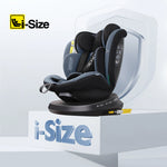 Reecle Baby Child Car Seat with ISOFIX, 360 swivel, from Newborn to 12 Years Old, 40-150cm, ECE R129