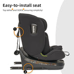 Jovikids Ranger TT 360° Swivel i-Size Newborn Baby Car Seat 40-150cm