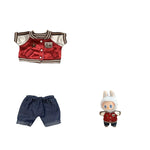 Mini Plush Doll'S Clothes Outfit Accessories For Korea Kpop Exo Labubu V1 V2 Idol Dolls Goose Dinosaur Macaron Clothing Gift