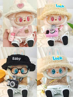 Mini Plush Doll'S Clothes Outfit Accessories For Korea Kpop Exo Labubu V1 V2 Idol Dolls Goose Dinosaur Macaron Clothing Gift