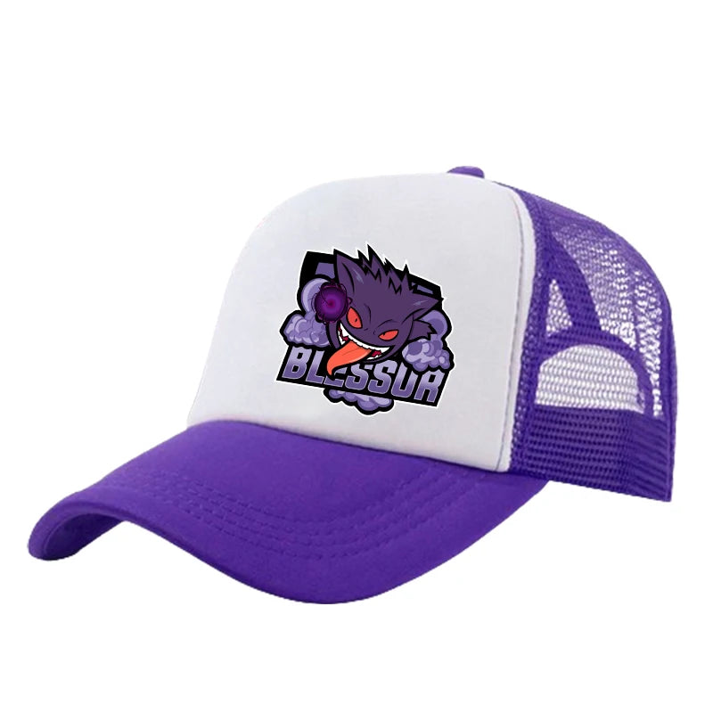 Stitch Baseball Cap For Boys And Girl, Adjustable Protection Unisex Casual Hip-Hop Print Mesh Sun Hat, Classic Cotton Peaked Hat