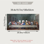 1PC Famous The Last Supper Poster Leonardo Da Vinci's Classic Wall Art Canvas Painting Print Picture Living Room Home Decor
