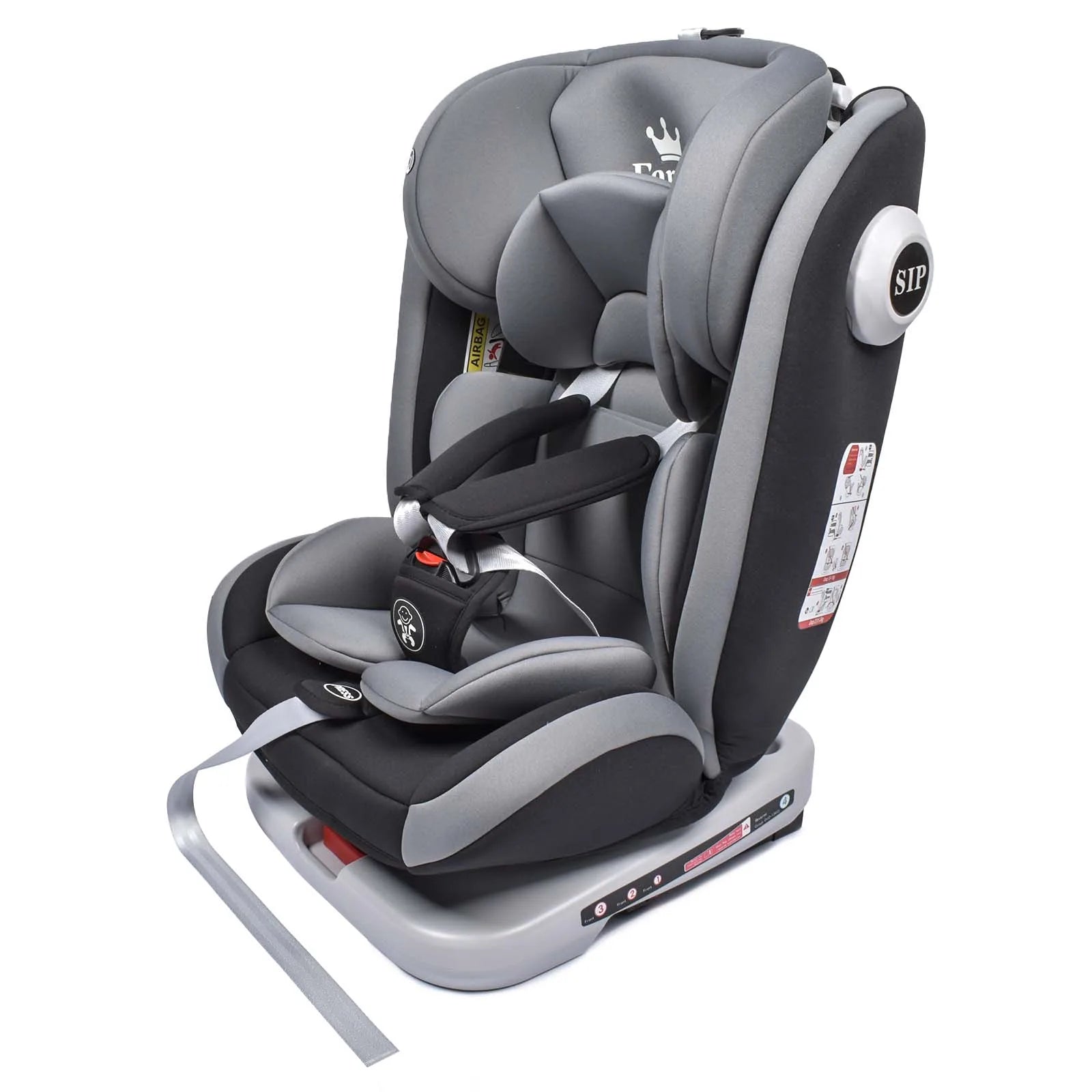 AP01 KL005 Child Seat 360° Baby Car Seat  Rotatable ISOFIX ,ECE R44/04,9-36 kg/0-12 Years, 5-Point Safety Belt, Child Car Seat
