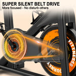 Fysiq Os3 Magnetic Exercise Bike – Quiet Indoor Fitness Bike with Lcd Display, Bluetooth & Adjustable Resistance