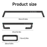 Foldable PC Monitor Stand with Keyboard Storage Space, USB 3.0 Fast Charging, Ergonomic Design