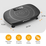 MERACH Vibration Plate Device Powered Vibration Platform for Full Body Training Fat Burning&Muscle Building Weight Loss&Shaping