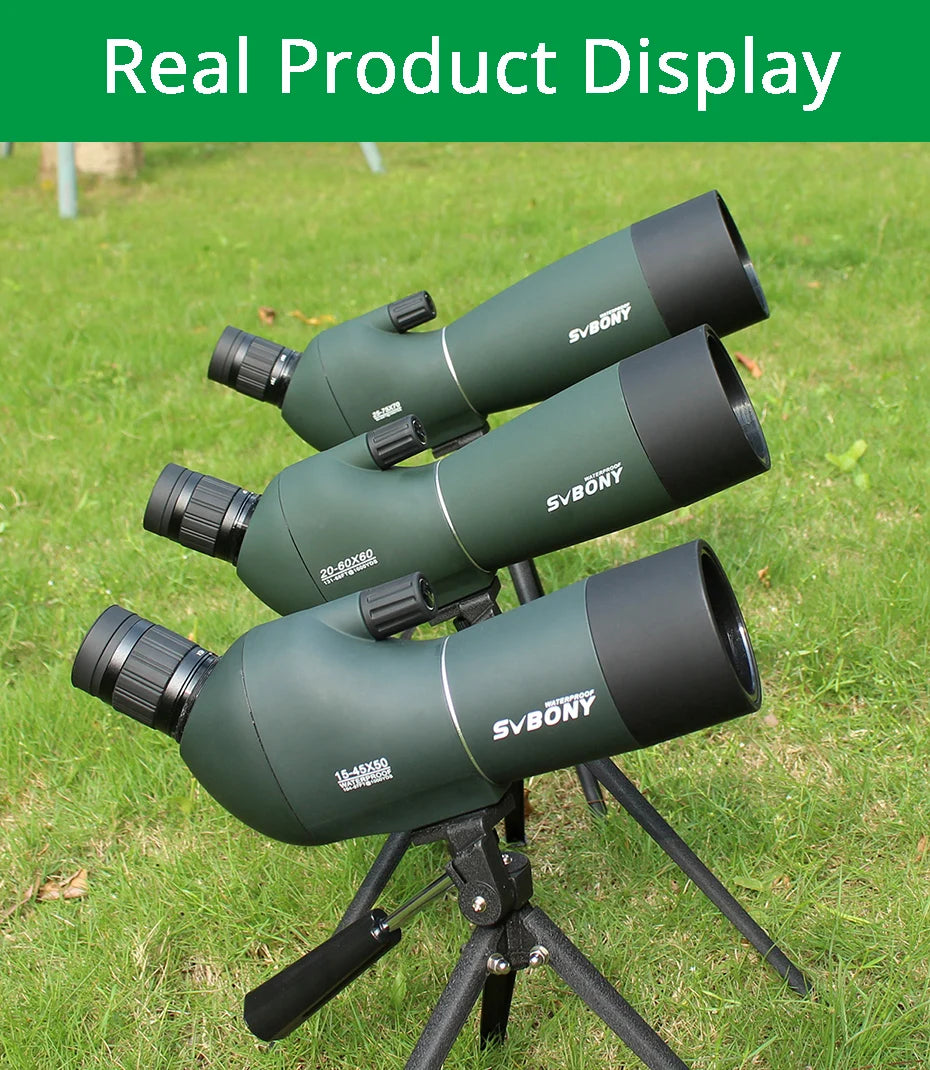 SVBONY 25-75x70 Telescope Spotting Scope Powerful Zoom Monocular FMC BAK4 Waterproof For Bird Watching Target Shotting