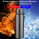 1L Stainless Steel In-vehicle Thermos Water Bottle Keep Cold and Hot Water Bottle Thermos for Water Tea Vacuum Flasks