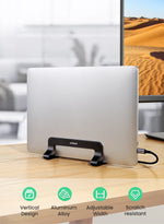 UGREEN Vertical Laptop Stand For MacBook Pro Aluminum Portable Notebook Stand Laptop Support MacBook Air Pro Tablet Phone Stand
