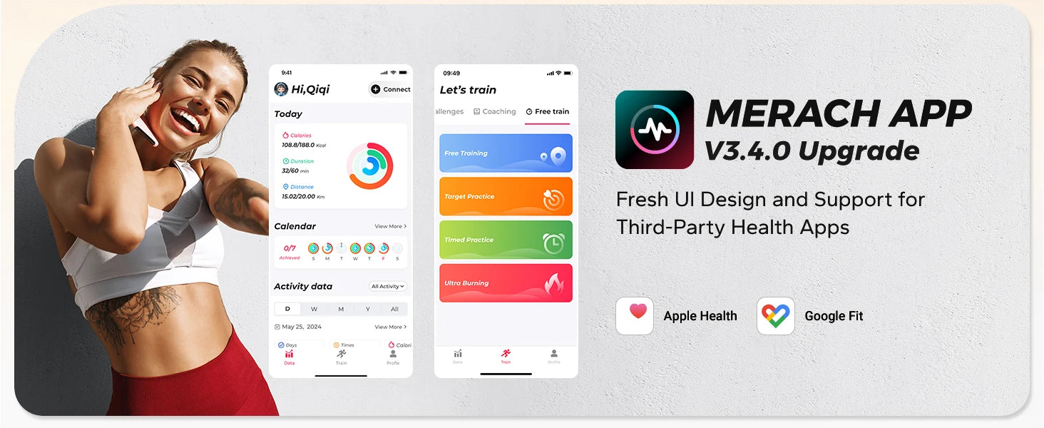 MERACH Exercise Bike Brake Pad Stationary Bike Low Noise Indoor Cycling Bike 270lbs Weight Capacity Tablet Mount Fitness Courses