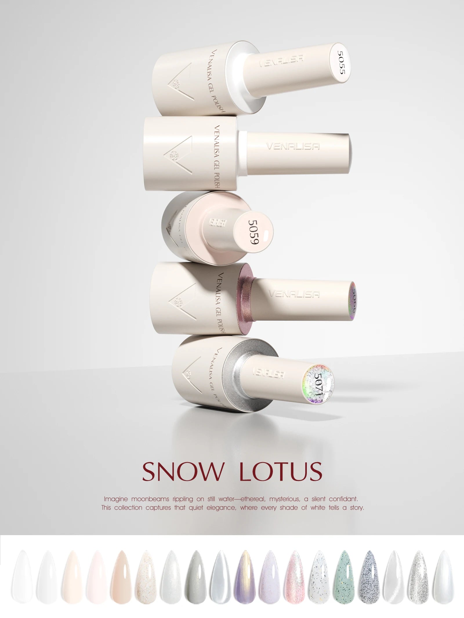 VENALISA 10ml Nail Gel Polish 90Colors HEMA/TPO Free UV LED Soak Off Long Lasting High Gloss Base TopCoat for Salon DIY Manicure