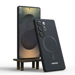 For Samsung Galaxy S25 S24 S23 S22 S21 Note10 Plus S20 FE Note20 Ultra 5G Magnetic Case Shockproof Protective Back Cover Funda