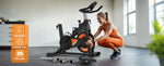 Fysiq Os3 Magnetic Exercise Bike – Quiet Indoor Fitness Bike with Lcd Display, Bluetooth & Adjustable Resistance
