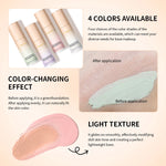 Color Changing Foundation 4 in 1 Moisturizing SPF 30+ Hydrating Color Longwearing Waterproof Travel Coverage Makeup Base