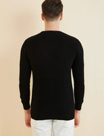 Sweater for Men 100% Merino Wool Knit Sweaters New Fall Winter Warm Long Sleeve Pullover Male Soft Jumper Korean Luxury Clothing