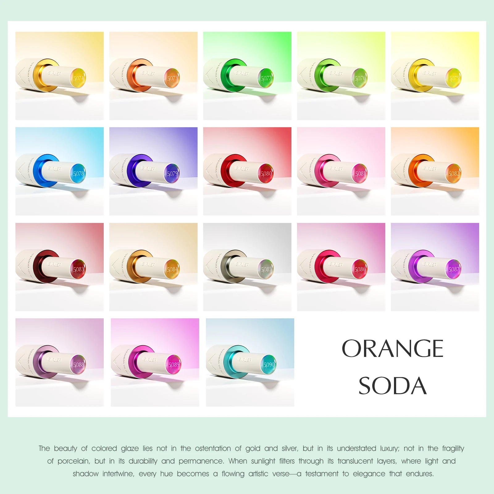 VENALISA 10ml Nail Gel Polish 90Colors HEMA/TPO Free UV LED Soak Off Long Lasting High Gloss Base TopCoat for Salon DIY Manicure