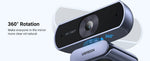 UGREEN USB Webcam 2K HD Mini Webcam For Laptop Computer Web Camera Dual Microphones for Youtube Zoom Video Calling 30fps web cam