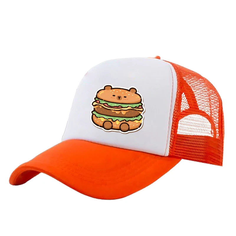 Stitch Baseball Cap For Boys And Girl, Adjustable Protection Unisex Casual Hip-Hop Print Mesh Sun Hat, Classic Cotton Peaked Hat