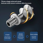 400W Electric Meat Grinder Multifunctional Mincer Sausage Stuffer Vegetable Cutter Juicer with 3 Cutting Plates Kitchen Tool