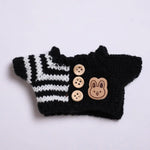 Mini Plush Doll'S Clothes Outfit Accessories For Korea Kpop Exo Labubu V1 V2 Idol Dolls Goose Dinosaur Macaron Clothing Gift