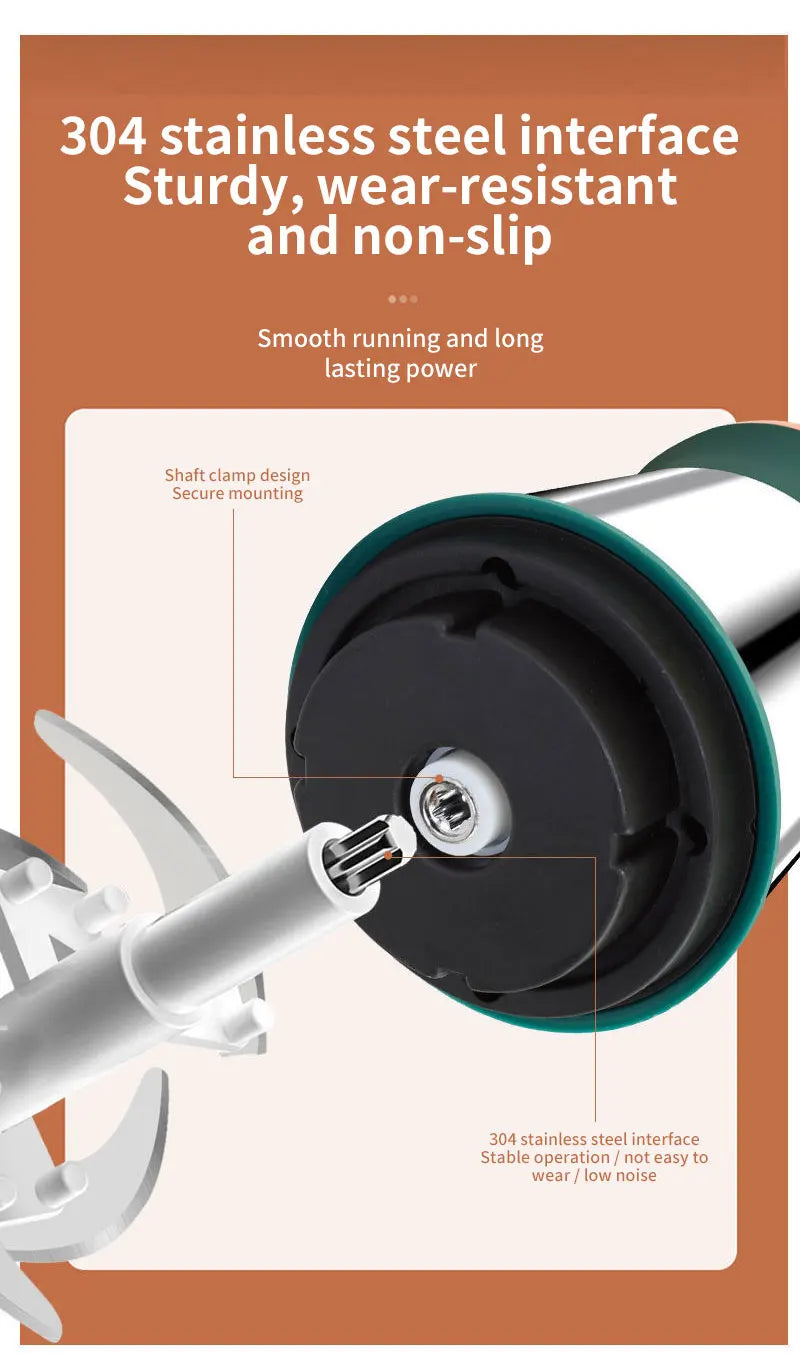 Electric Meat Grinders 2L Food Crusher Stainless Steel Multifunctional Vegetable Slicer Processor Chopper Kitchen Blenders