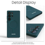 For Samsung Galaxy S25 S24 S23 S22 S21 Note10 Plus S20 FE Note20 Ultra 5G Magnetic Case Shockproof Protective Back Cover Funda