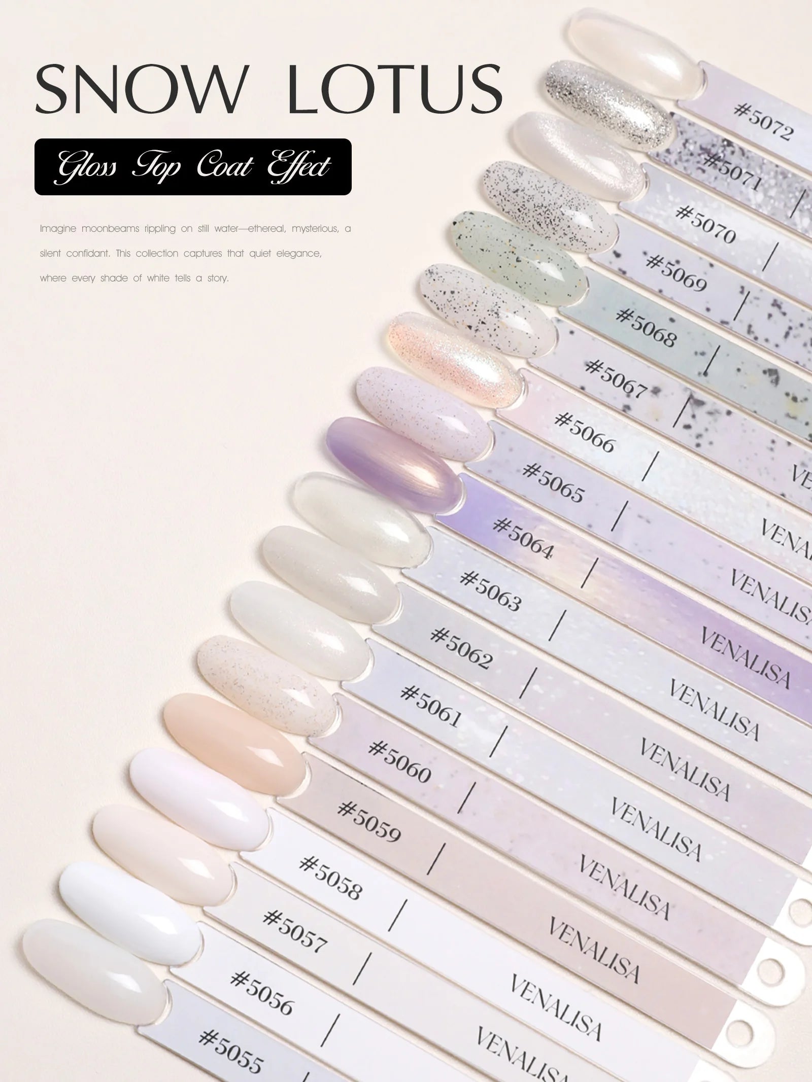 VENALISA 10ml Nail Gel Polish 90Colors HEMA/TPO Free UV LED Soak Off Long Lasting High Gloss Base TopCoat for Salon DIY Manicure