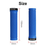 BUCKLOS Bicycle Grips Integrated Rubber Anti-slip Mtb Handlebar Cover Lock on Mountain Bike Handle Bar Cuffs BMX Cycling Parts
