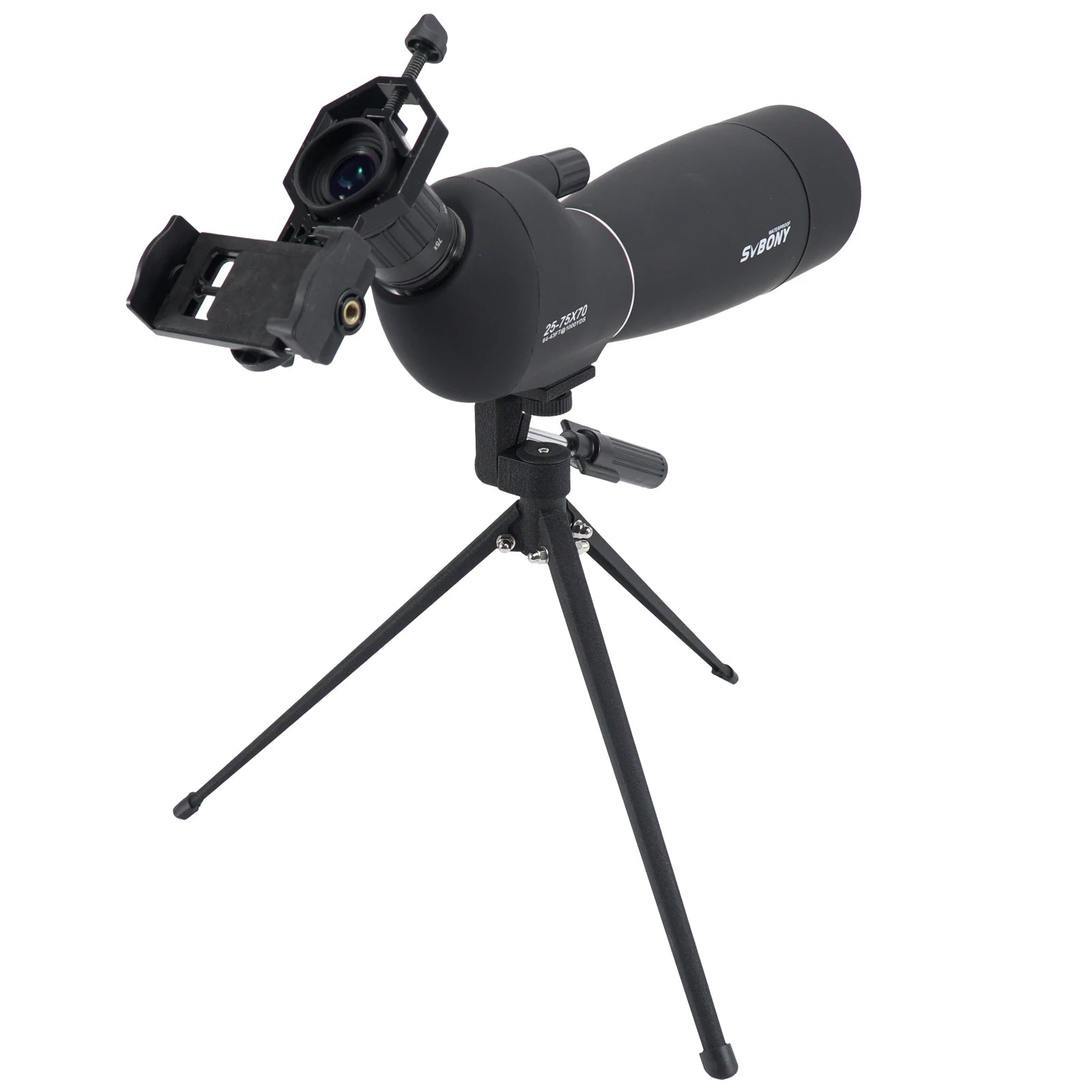 SVBONY 25-75x70 Telescope Spotting Scope Powerful Zoom Monocular FMC BAK4 Waterproof For Bird Watching Target Shotting
