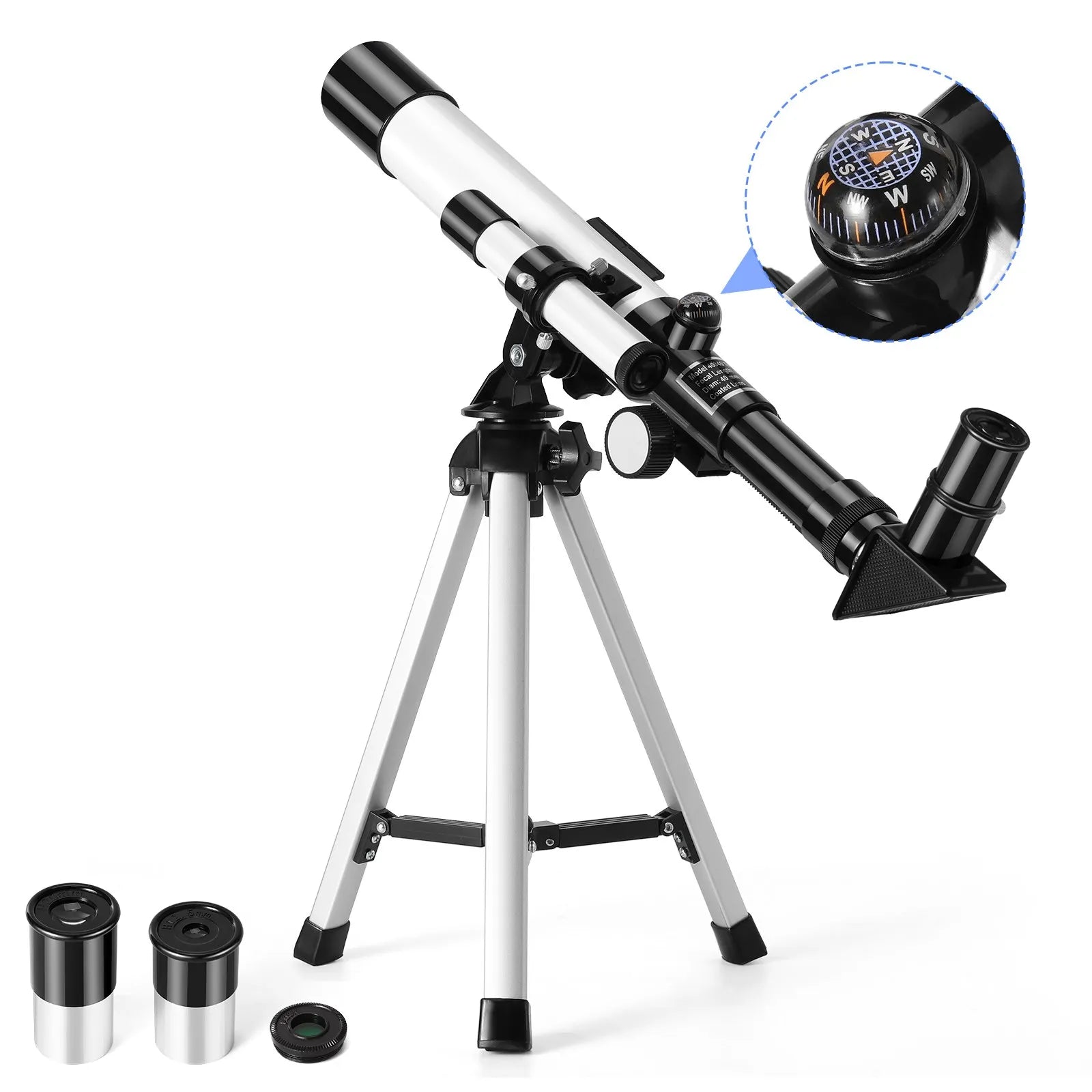 40040 Astronomical Telescope Monocular Professional Astronomical Telescope Reflecting Spyglass Camping for Travel Children Gifts