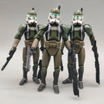 Lot of 3 Star Wars Elite Force 501st 442nd Shadow Utapau Gree Shock Battalion Trooper 3.75" Loose Action Figure Collection
