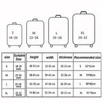 Fashion Elastic Fabric Luggage Protective Cover Suitable18-32 Inch Trolley Case Cover Suitcase Dust Cover Travel Accessories