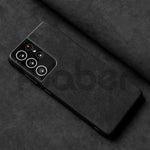 ALCANTARA Case for Samsung Galaxy S25 Ultra S24 S23 S22 Plus FE 5G Supercar Interior Same Artificial Leather Phone Cases