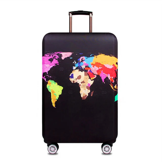 Fashion Elastic Fabric Luggage Protective Cover Suitable18-32 Inch Trolley Case Cover Suitcase Dust Cover Travel Accessories