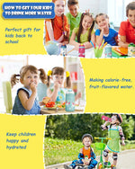 FJbottle water bottle for children ,Vacuum Flacks for girls, thermos Bottle With Healthy Straw And BPA Free,350ML