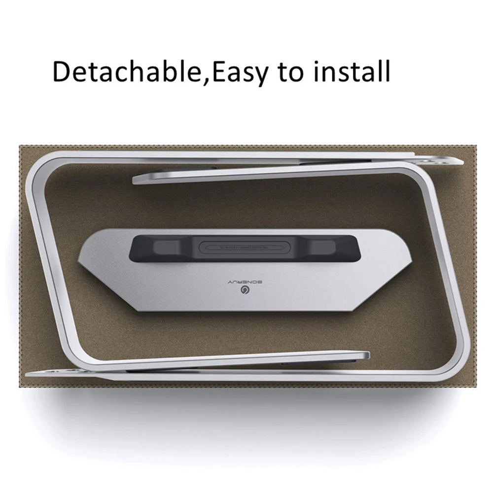 Adjustable Aluminum Laptop Stand Portable Notebook Holder for MacBook Pro iPad Air Tablet Riser Cooling Bracket