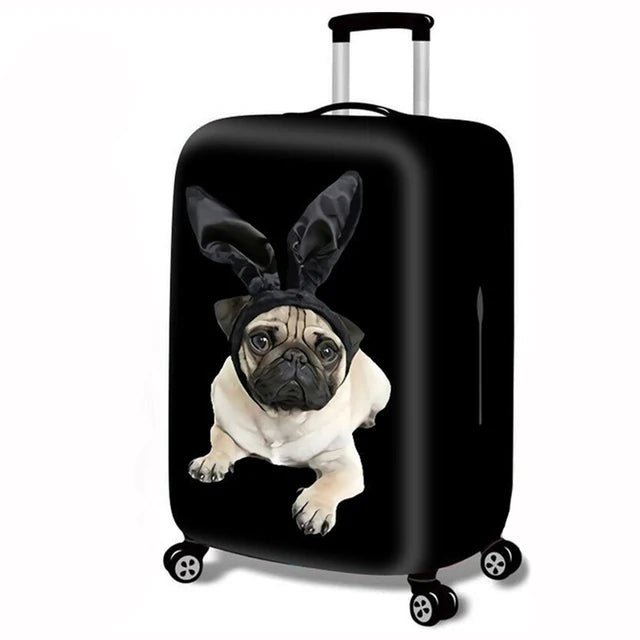 Fashion Elastic Fabric Luggage Protective Cover Suitable18-32 Inch Trolley Case Cover Suitcase Dust Cover Travel Accessories